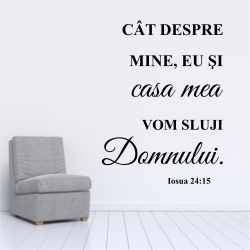 Sticker mare perete, Cat despre mine...